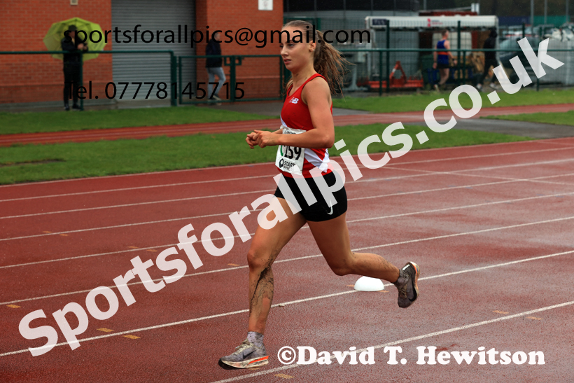 Senior Womens 4 Stage 2025 Northern Athletics Autumn Road Relays, Leigh, Lancashire. Photo: David T. Hewitson/Sports for All Pics